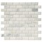 Msi Arabescato And Beveled Honed 2" X 4" Marble Mosaic Tile In White, 10PK ZOR-MD-0130 - alternate 1